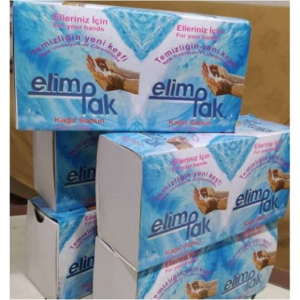 Elimpak Tek Kullanımlık Kağıt Sabun 15'Li X 50 Paket (750 Yıkama) Sabunlar Fiyatı