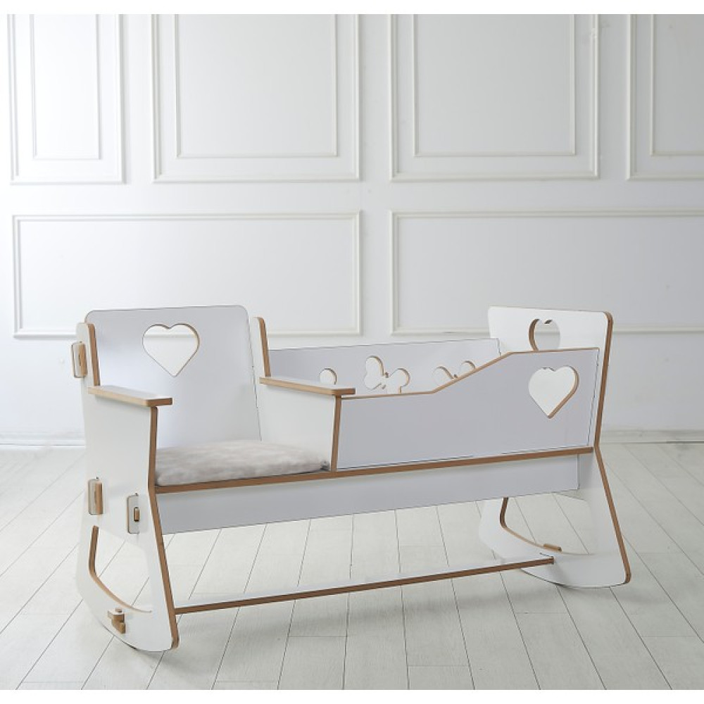 Elis Hediyelik Rocking Cradle Koltuklu Sallanan Bebek Beşiği (EH - 005) - Beyaz Beşik Fiyatı