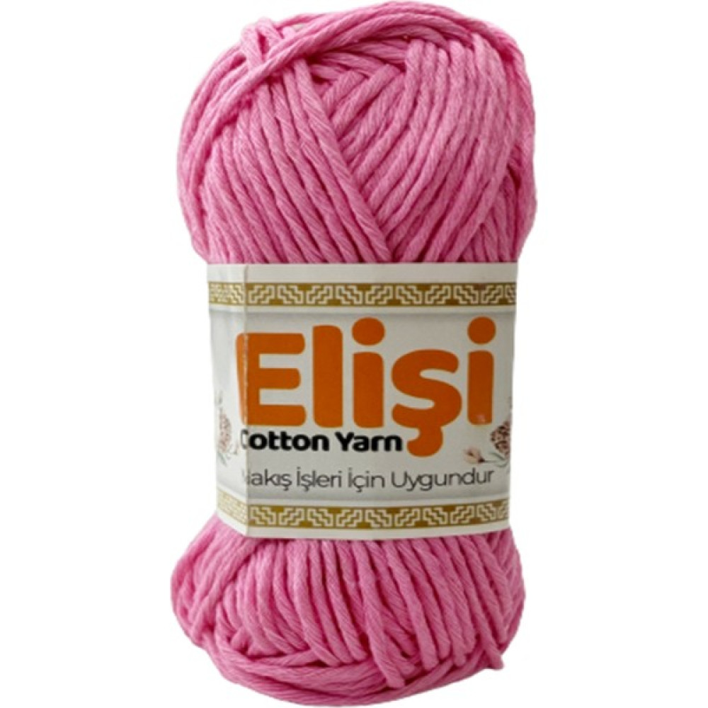 Elişi Cotton Yarn Amigurumi Punch El Örgü Ipliği 25 gr - Pembe Oto Boyaları Fiyatı