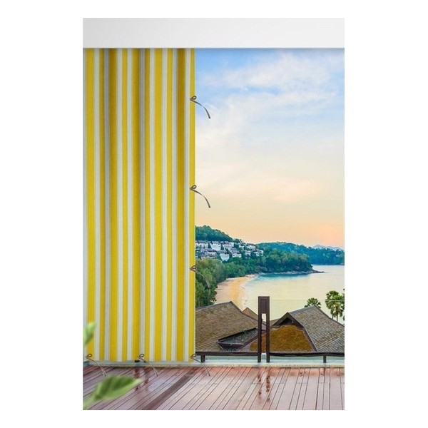 Elisya Home balkon Perdesi Branda+Güneşlik 6 Renk Seçeneği - 200 x 215 cm - Sarı Perde Fiyatı