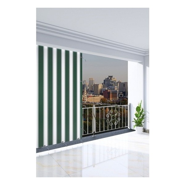 Elisya Home balkon Perdesi Branda+Güneşlik 6 Renk Seçeneği - 200 x 250 cm - Yeşil Perde Fiyatı