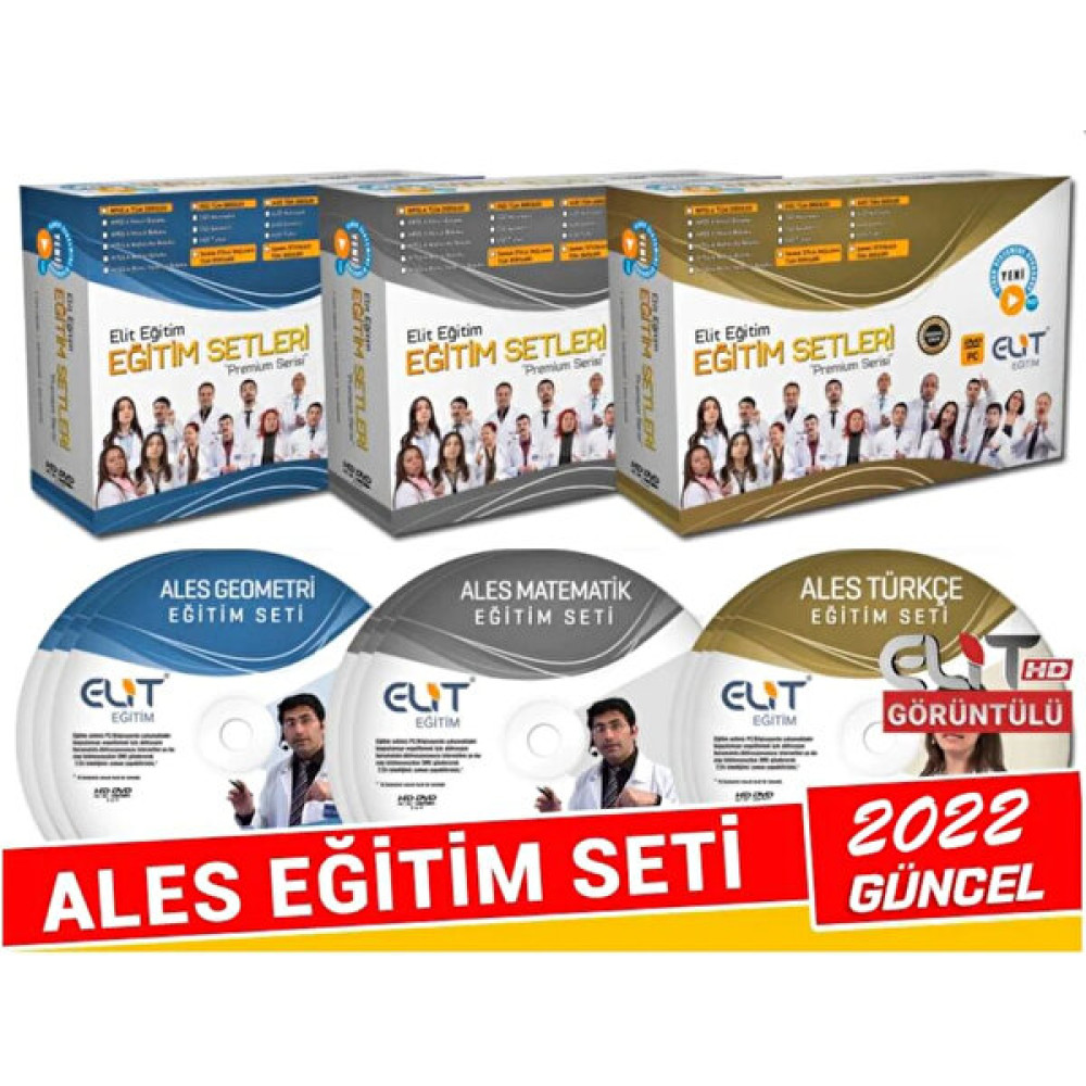 Elit ALES Tüm Dersler Görüntülü Eğitim Seti (2 Adet 64 GB USB Bellek İçerisinde) ALES Fiyatı