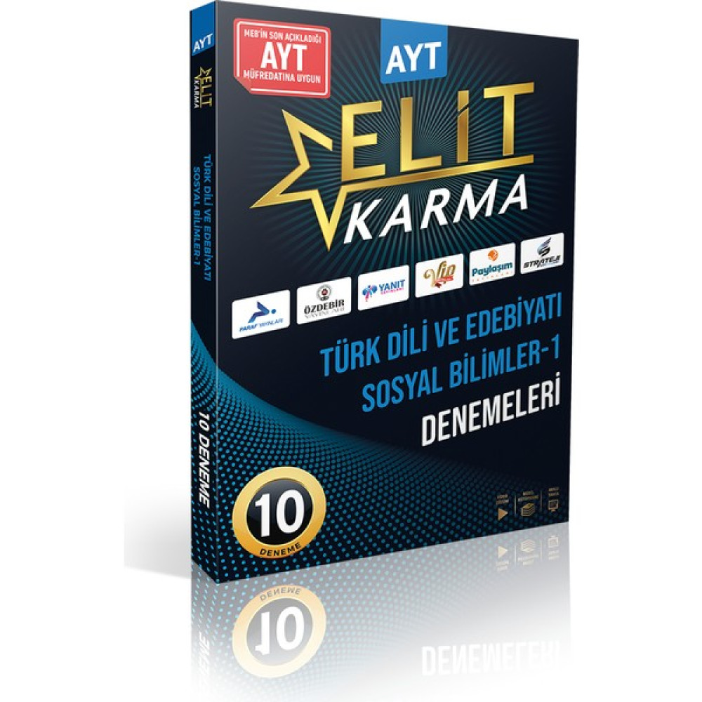 Elit Karma 2023 AYT 1.dönem Edebiyat-Sosyal Bilimler-1 Denemeleri Sözlük İmla Kitapları Fiyatı
