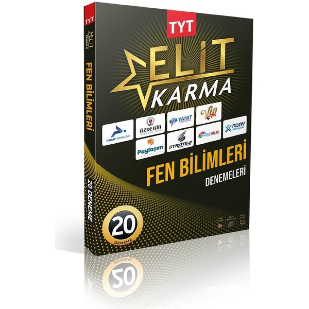 Elit Karma Yayınları Tyt Fen Bilimleri 20 Branş Deneme Ders Sınav Kitapları Fiyatı