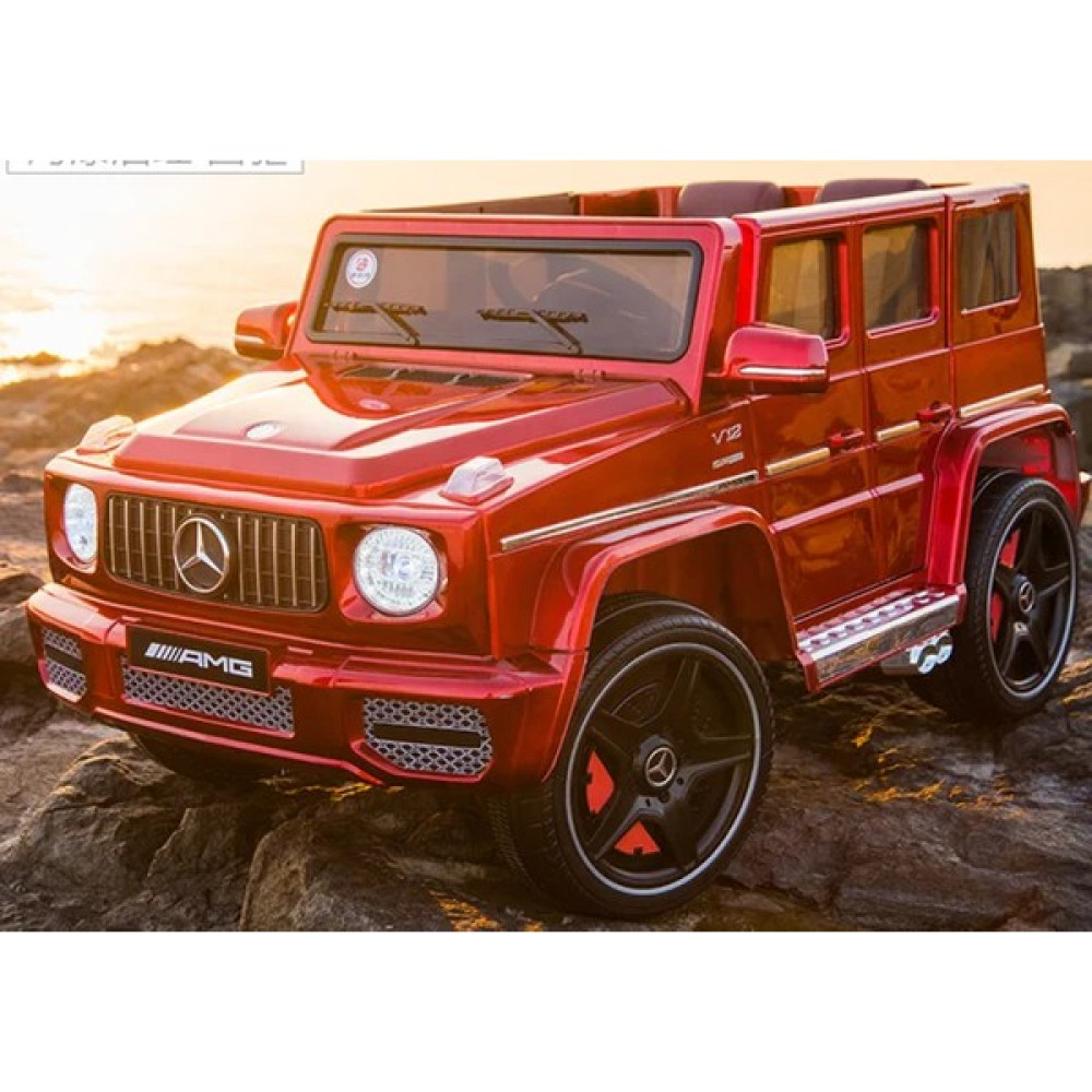 Elit Mercedes G65 Akülü Araba 12 Volt Tek Kişilik Büyük Boy 4 x 4 - Bordo Akülü Araba Fiyatı