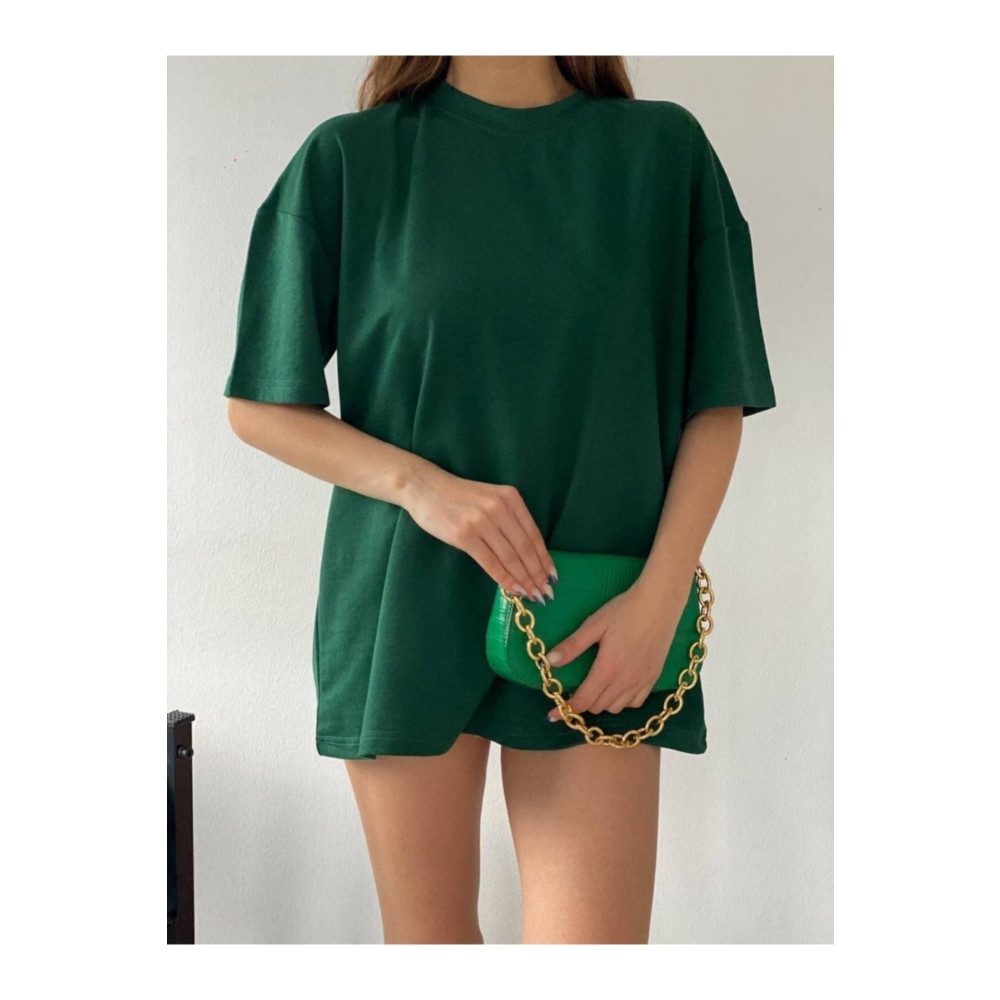 ELİTA FASHİON Elita Oversize Unisex Basic T-shirt 2XL Beden Bayan T-shirt Fiyatı