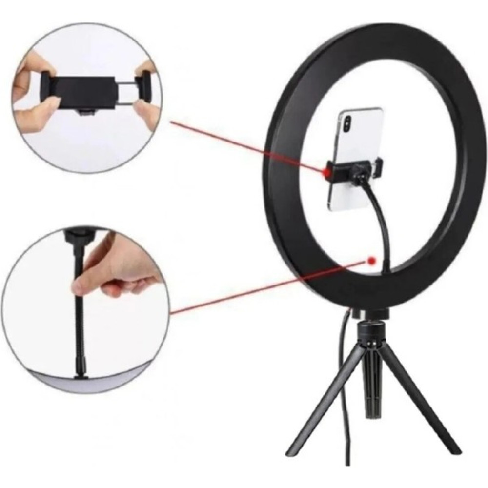 Elite AVM 10 Inç Tripot Ayaklı Makyaj Selfie LED Işığı Tripodlar Fiyatı