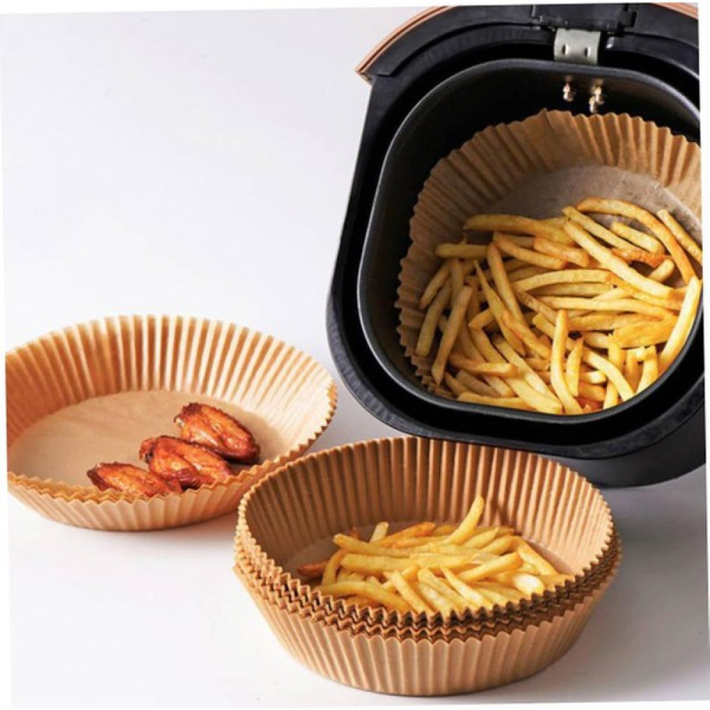 Elite AVM Airfryer Pişirme Kağıdı 50 Adet Hava Fritözü Airfryer Firitözü Airfryer Yağsız Firitöz Pişirme Yuvarlak Model Pişirme Kağıdı Fiyatı