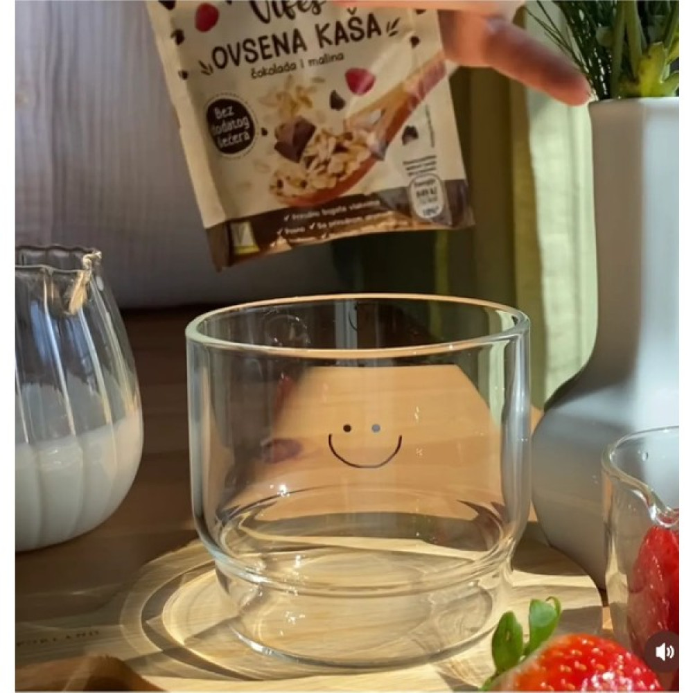 Elite Çeyiz Avm Smile Detay Bardak ve Kase | Kahve ve Sunum Bardağı Isıya Dayanıklı Borosilikat Bardak - Şeffaf - 250 ml Fincan / Bardak / Kahve Takımı Fiyatı