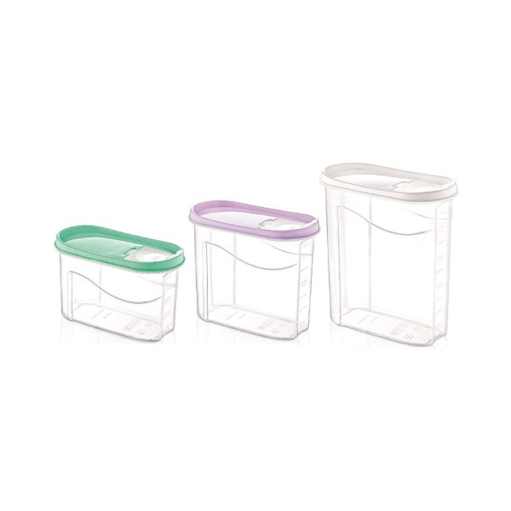 Elite Home Elitehome 3 Lü Erzak Saklama Kabı (1,25 Lt /1 ,75 Lt / 2,5 Lt ) Saklama Kapları Fiyatı