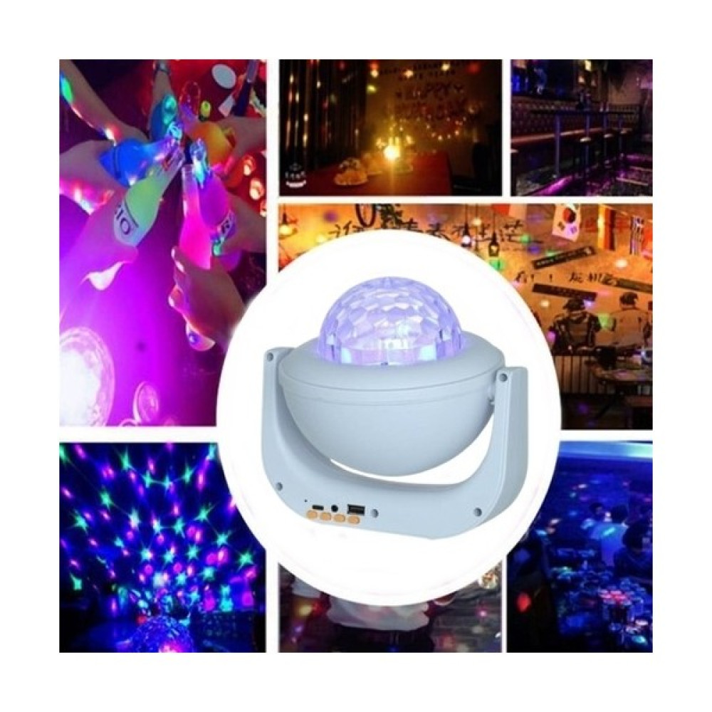 Elite Home Parti Disko Topu Rgb Sese Duyarlı Işık Bluetoothlu Müzik Çalar Karaoke Mikrofonlu Kumandalı Oto Seyahat Ürünleri Fiyatı