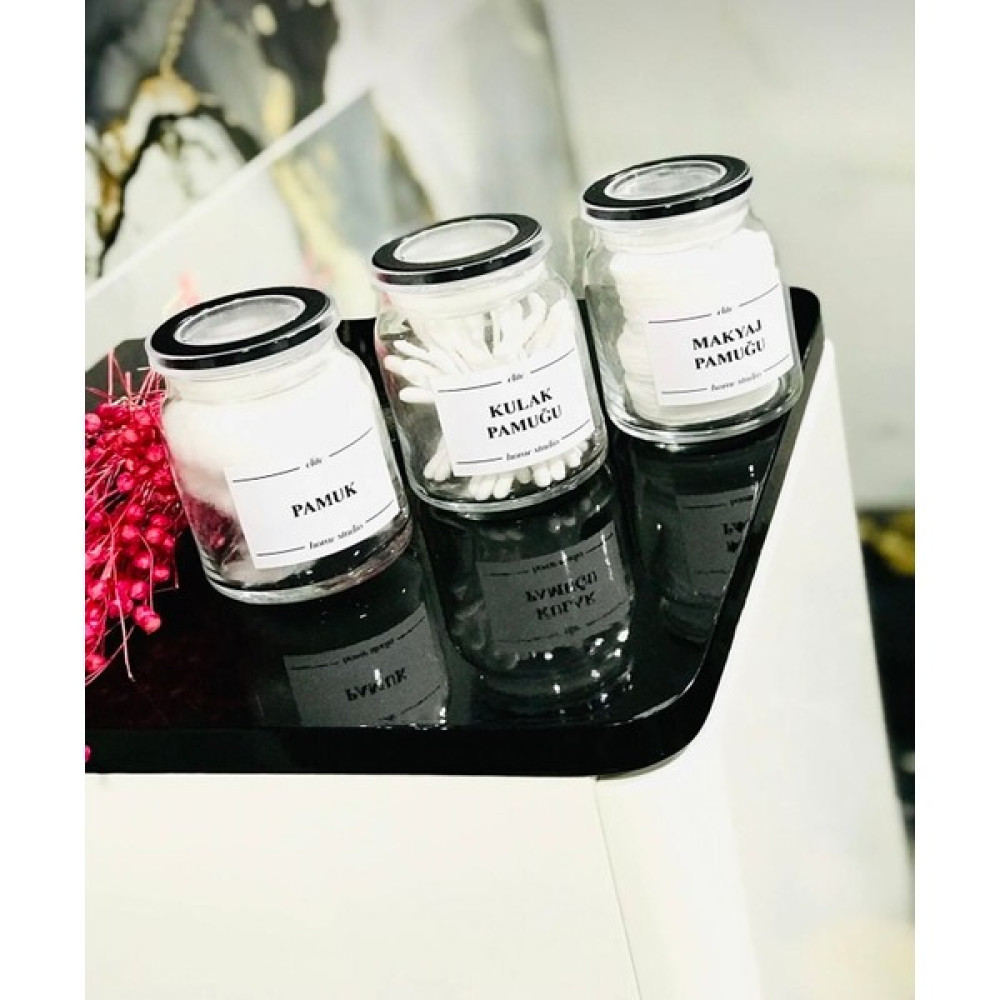 Elite Home Studio 3’ Adet 300 ml Banyo Organizeri Pamukluk,kulak Pamuğu ve Makyaj Pamuğu Banyo Aksesuarları Fiyatı