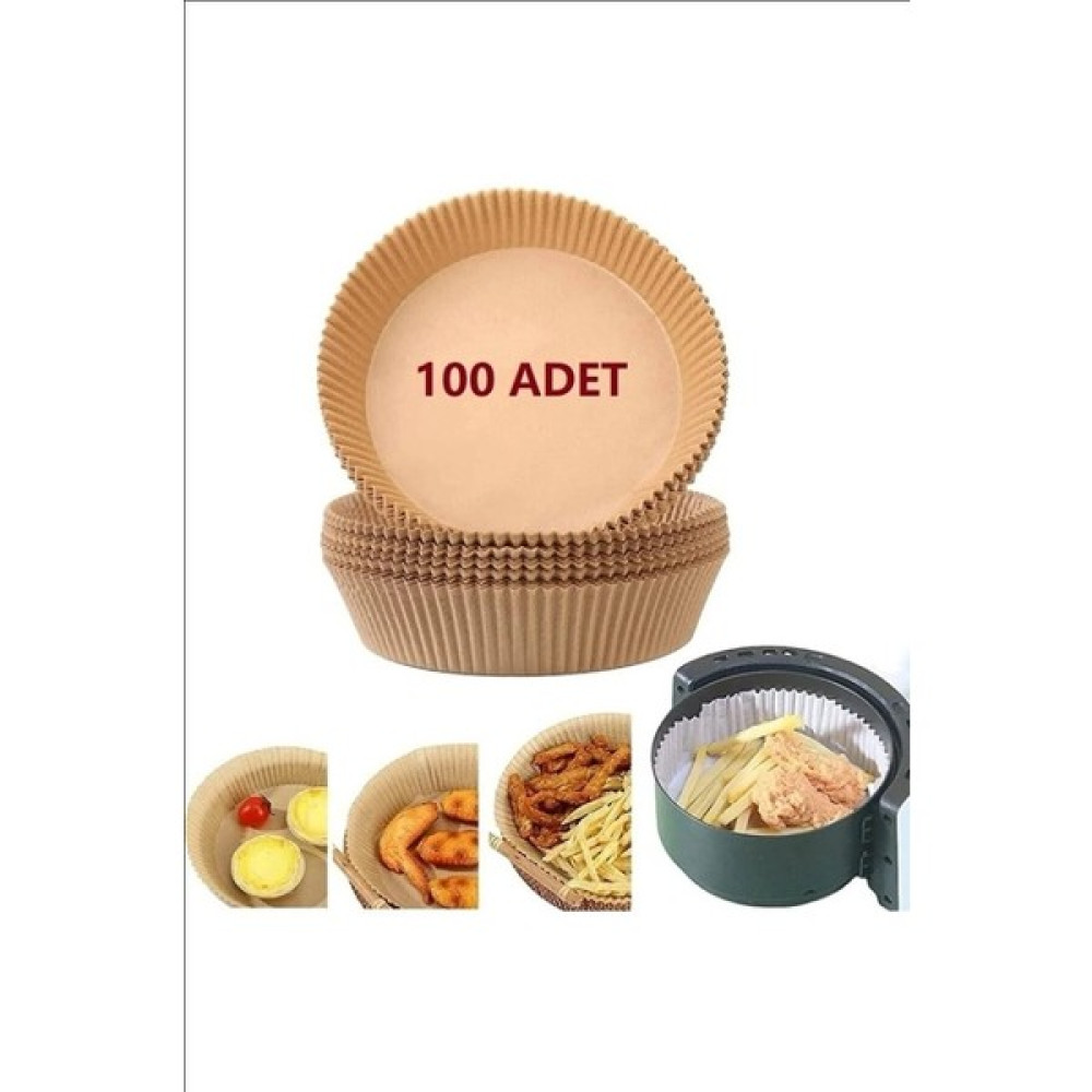 Elite Plus Xiaomi Philips Karaca Hava Fritöz Uyumlu 100 Adet Airfryer Firitözü Air Fryer Yağsız Pişirme Kağıdı - Bej Pişirme Kağıdı Fiyatı