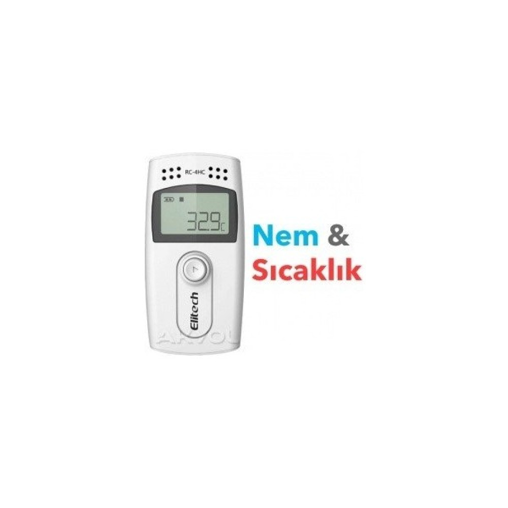 Elitech Rc-4hc Mini Sıcaklık ve Nem Kayıt Cihazı Datalogger - Beyaz Diğer Test ve Ölçüm Cihazları Fiyatı