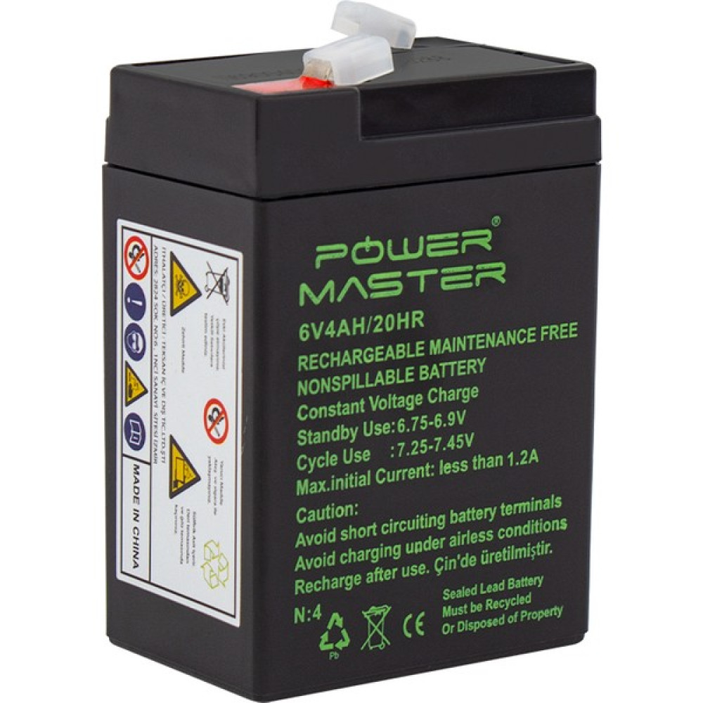 Elites 6 Volt - 4 Amper Işıldak Aküsü (70 x 48 x 101 Mm) (4172) Akü Şarj Edici Fiyatı