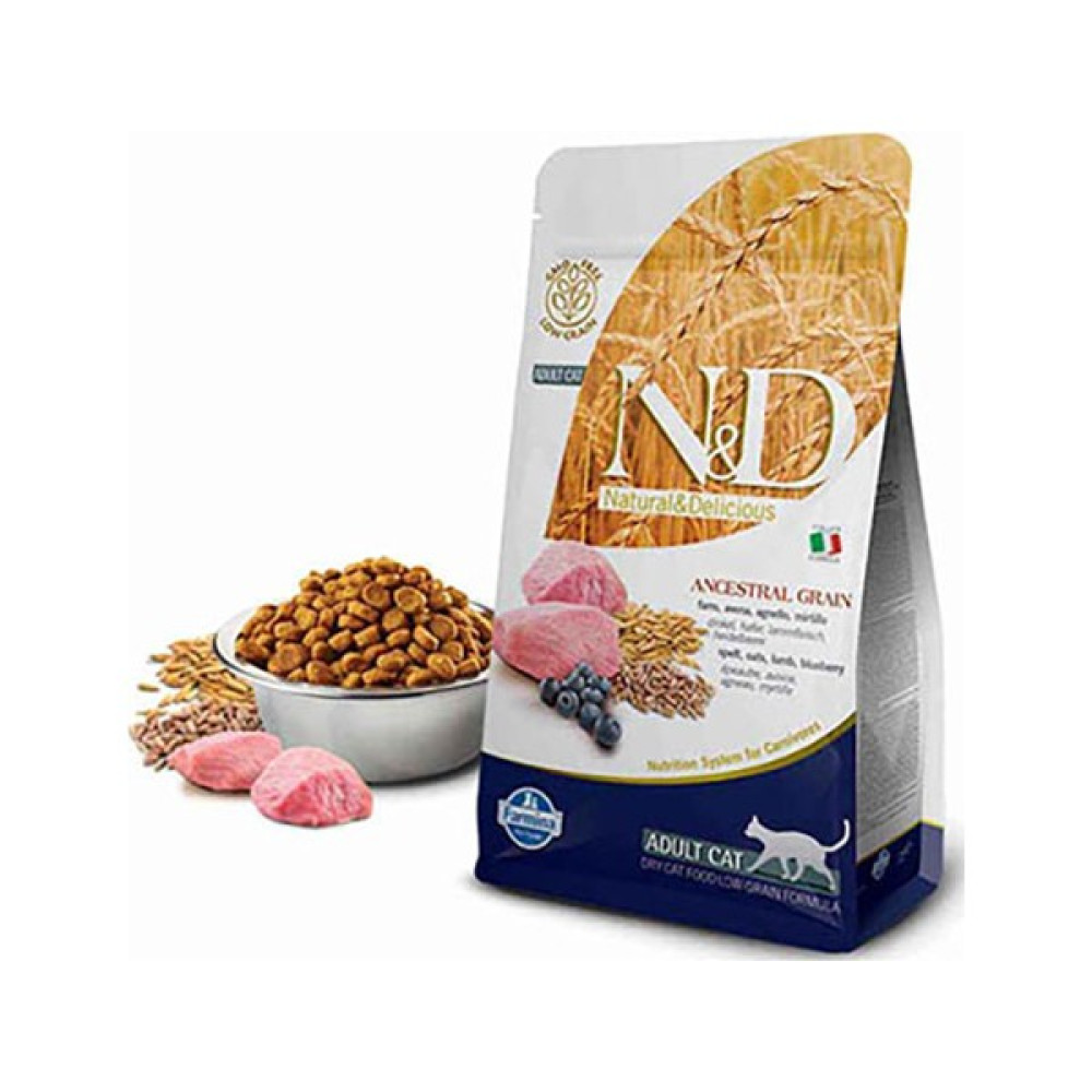 Elites N&d Ancestral Grain Kuzu Etli ve Yaban Mersinli Ata Tahıllı Yetişkin Kedi Maması 1,5 kg Evcil Hayvan Ürünleri Fiyatı