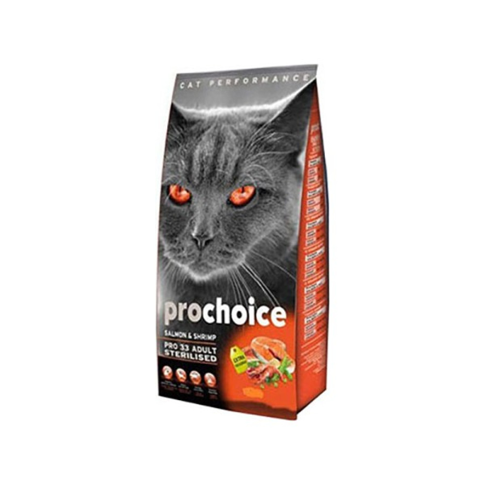 Elites Pro Choice Pro 33 Sterilised Somonlu Karidesli Kedi Maması 15 kg Evcil Hayvan Ürünleri Fiyatı