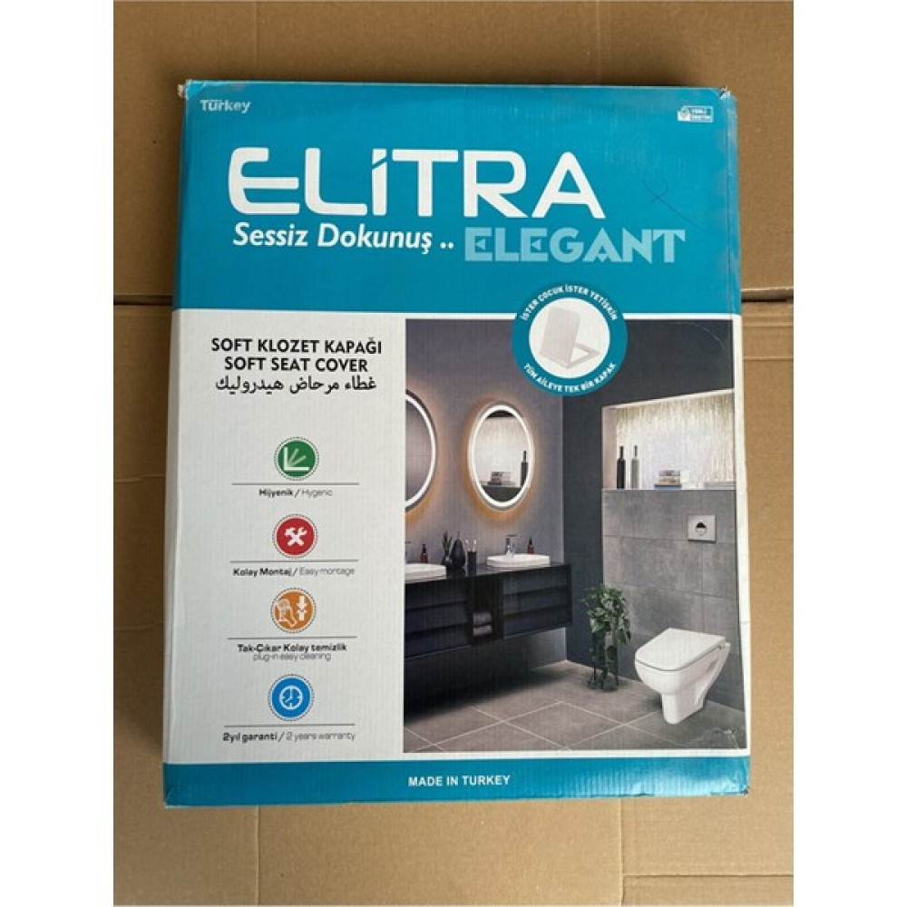 Elitra Elegant Klozet Kapağı - beyaz Klozet Kapağı Fiyatı