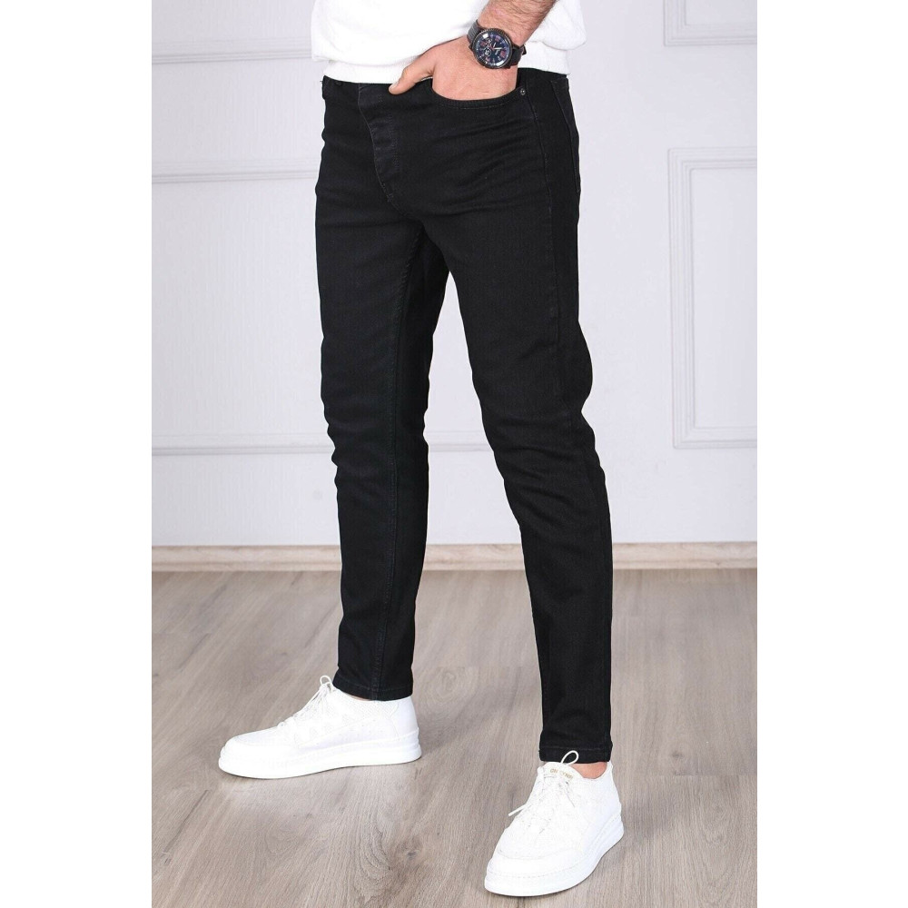 ElitWear Erkek Siyah Slim Fit Kot Pantolon 33 Beden Kadın Pantolon Fiyatı