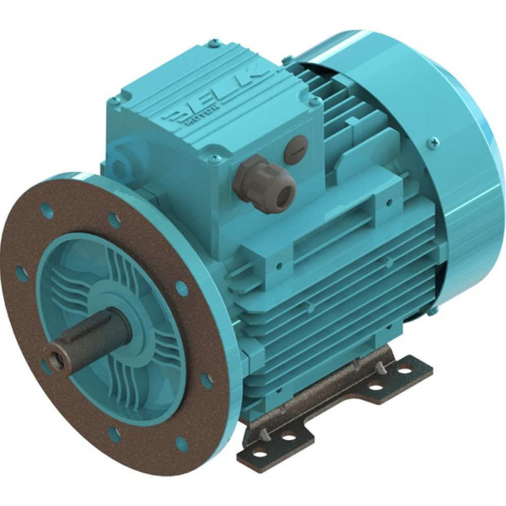 Elk 0.37 kw 1/2 Hp 1000 D/d-B35 (2EL080M6A) 380 400 Volt Trifaze Ie2 B35 Ayaklı Flanşlı Elektrik Motoru Oto Boyaları Fiyatı
