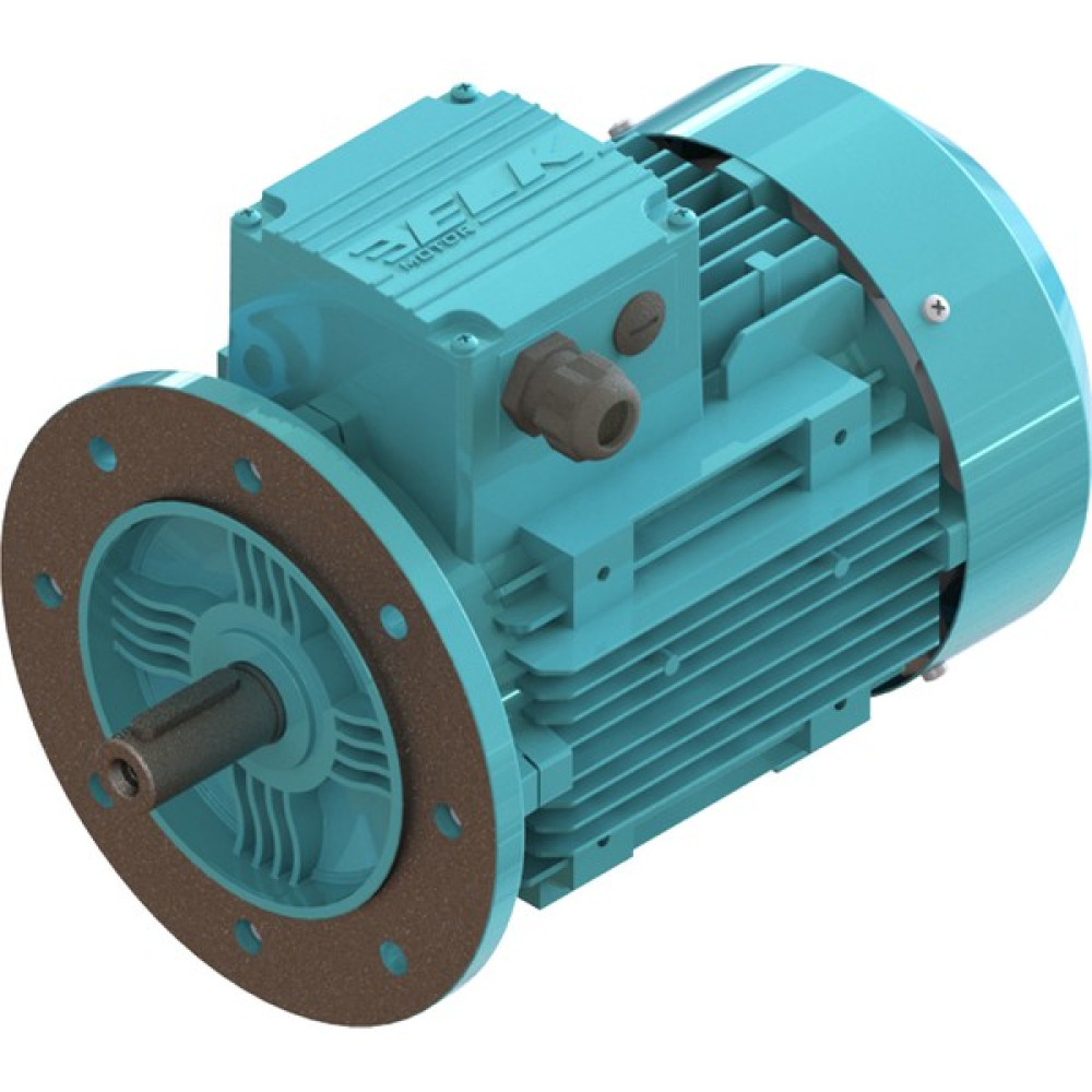Elk 0.37 kw 1/2 Hp 3000 D/d-B5 (2EL071M2A) 380 400 Volt Trifaze Ie2 B5 Ayaksız Flanşlı Elektrik Motoru Oto Boyaları Fiyatı