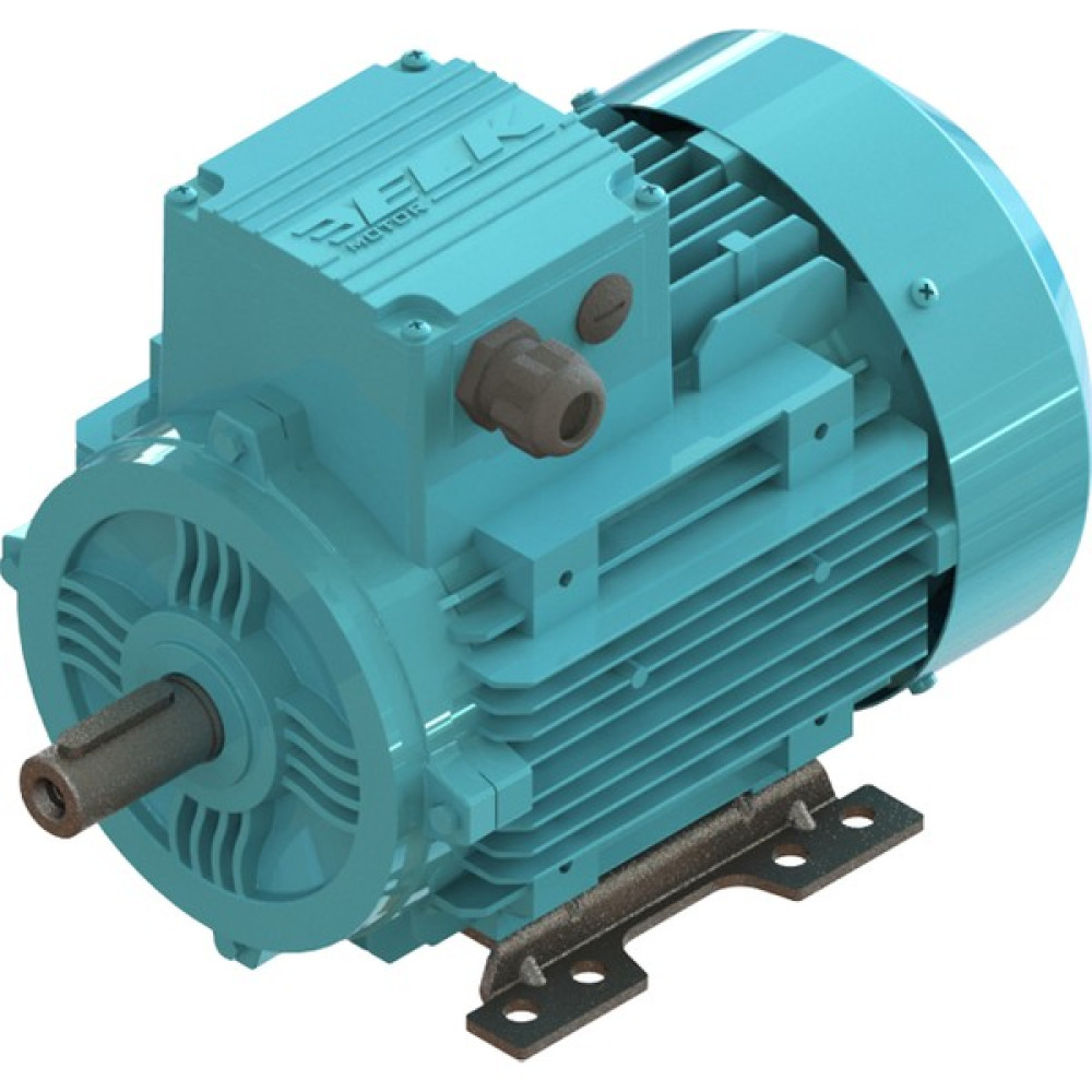 Elk 0.55 kw 3/4 Hp 3000 D/d-B3 (2EL071M2B) 380 400 Volt Trifaze Ie2 B3 Ayaklı Elektrik Motoru Oto Boyaları Fiyatı