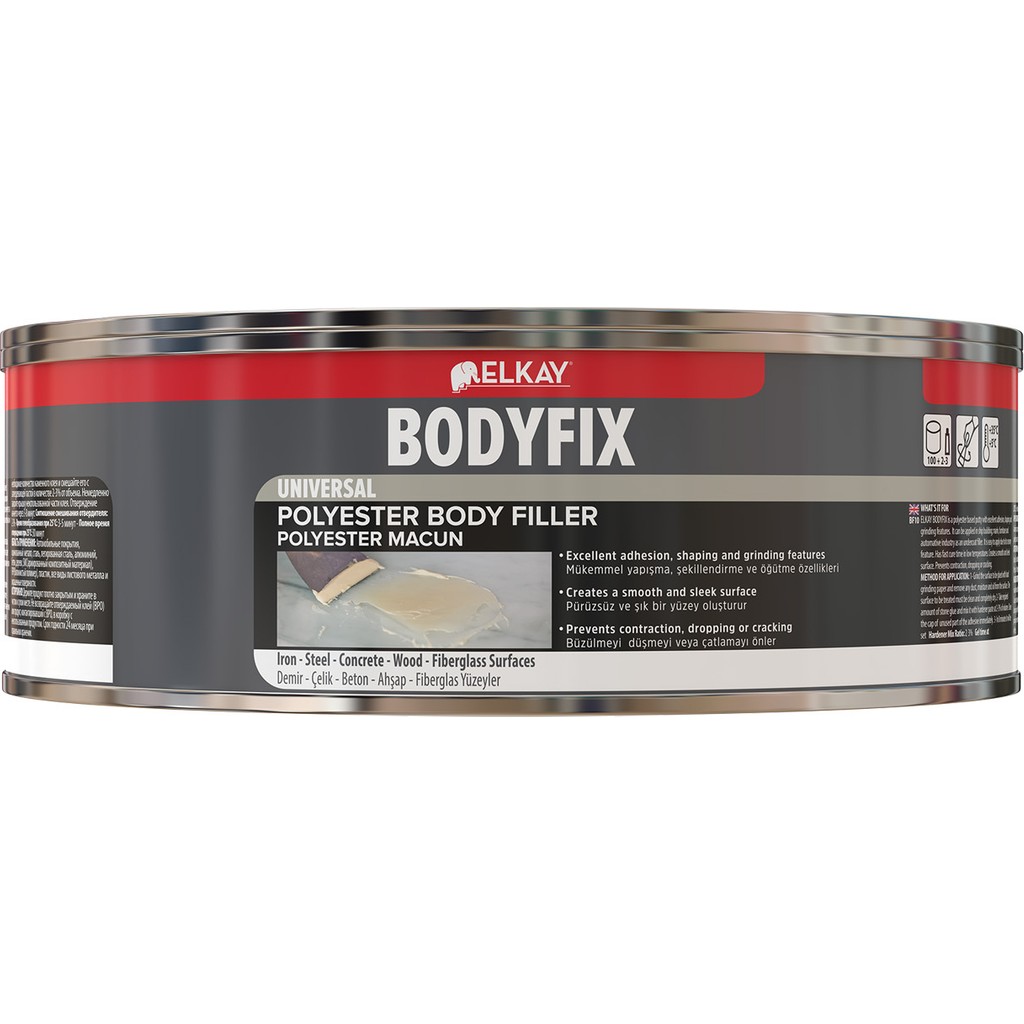 Elkay Bodyfix Polyester Macun - 500Gr - 500 gr Giyim & İç Giyim Fiyatı