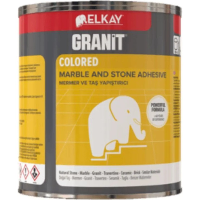 Elkay Granit Colored Mermer ve Taş Yapıştırıcı 1000GR Bej Nalburiye & Hırdavat Fiyatı