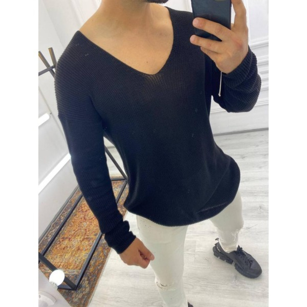 Elku Moda Kazak Oversize Triko Bol Kesim Salaş Kazak Erkek Kazak & Süveter & Triko Fiyatı