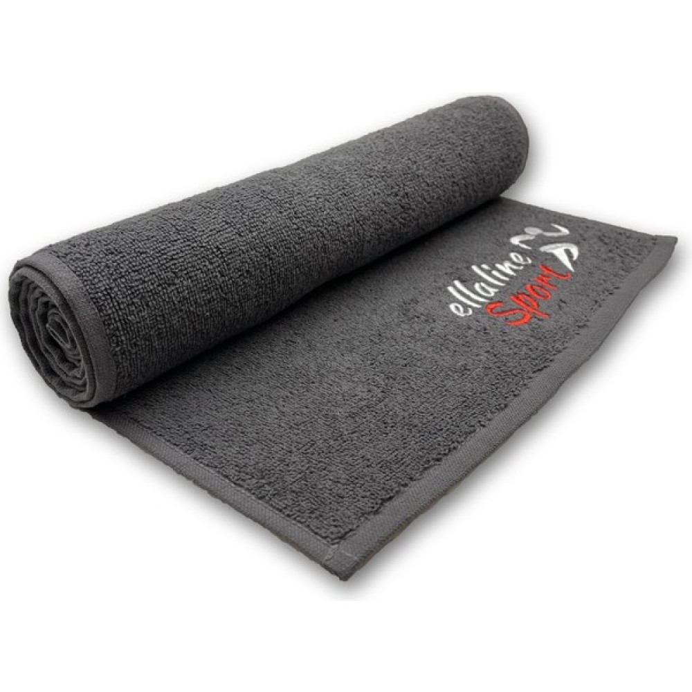 Ellaline Spor Fitness Havlusu Pamuk Sertifikalı, Bench, Ter, Boyun Için Nakışlı Sporcu Havlusu 30 x 120 cm - Gri - 50 x 80 cm Banyo Havlusu Fiyatı