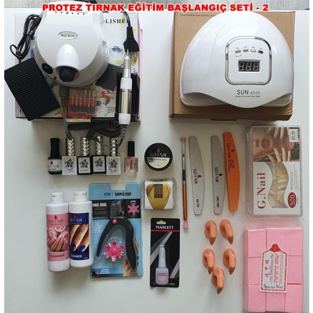 Ellea Nail Protez Tırnak Eğitim Başlangıç Seti 2 Tırnak Bakımı Fiyatı