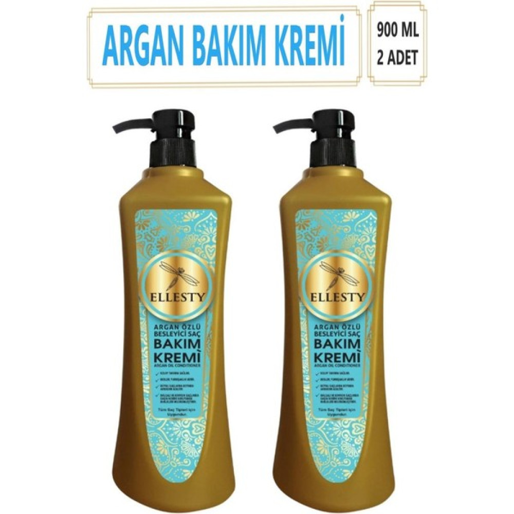 Ellesty Argan Yağı Saç Kremi 900 Ml X 2 Adet - 1 Oto Boyaları Fiyatı