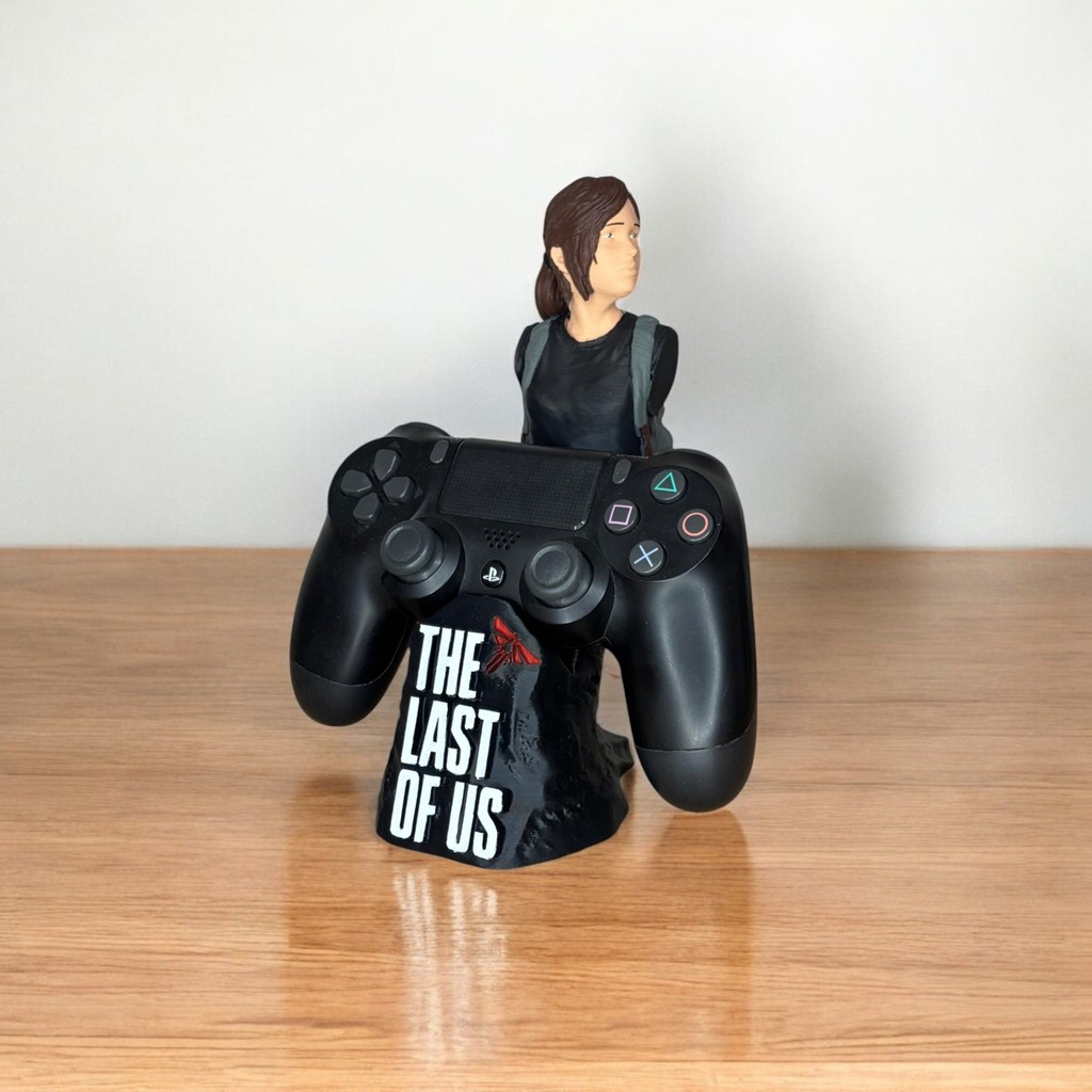 Ellie Figürlü Ps4/ps5 Kol Tutucu – The Last Of Us Temalı Oyun Aksesuarı | 3D Baskı Stand - Siyah - Beyaz Diğer Fiyatı