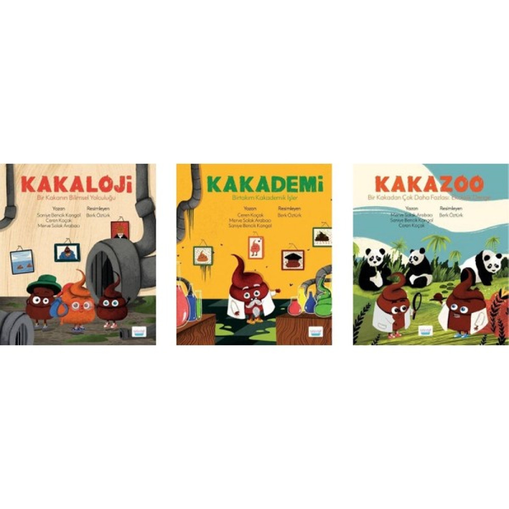 Elma Yayınevi Kakaloji / Kakademi / Kakazoo 3 Kitap Set - Renkli Çocuk Oyuncağı Fiyatı