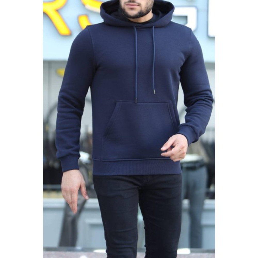 Elmas Giyim Kapşonlu Kangru Cep Sweat Erkek Sweatshirt Fiyatı
