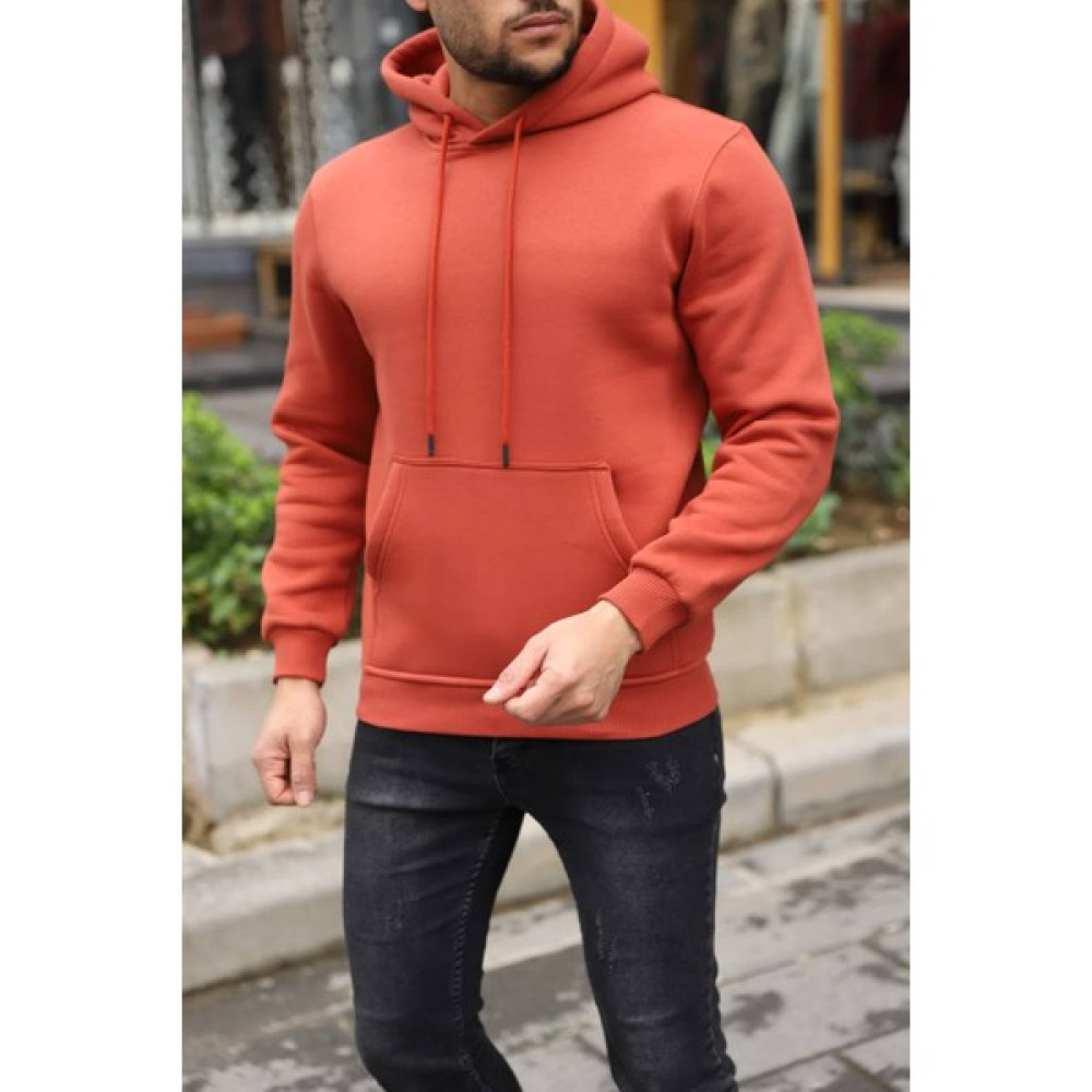 Elmas Giyim Kapşonlu Kanguru Cep Sweatshirt Erkek Sweatshirt Fiyatı