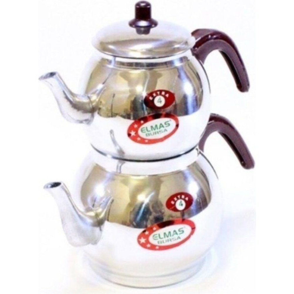 Elmas Home Süzgeçli Alüminyum Çaydanlık Küre Yuvarlak Çaydanlık Mini Boy Çay / Çaydanlık Setleri Fiyatı