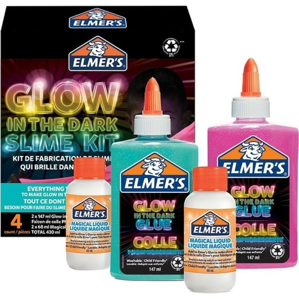 Elmer’s Karanlıkta Parlayan Slime Kit - Renkli - Standart Eğitici Oyuncak Fiyatı