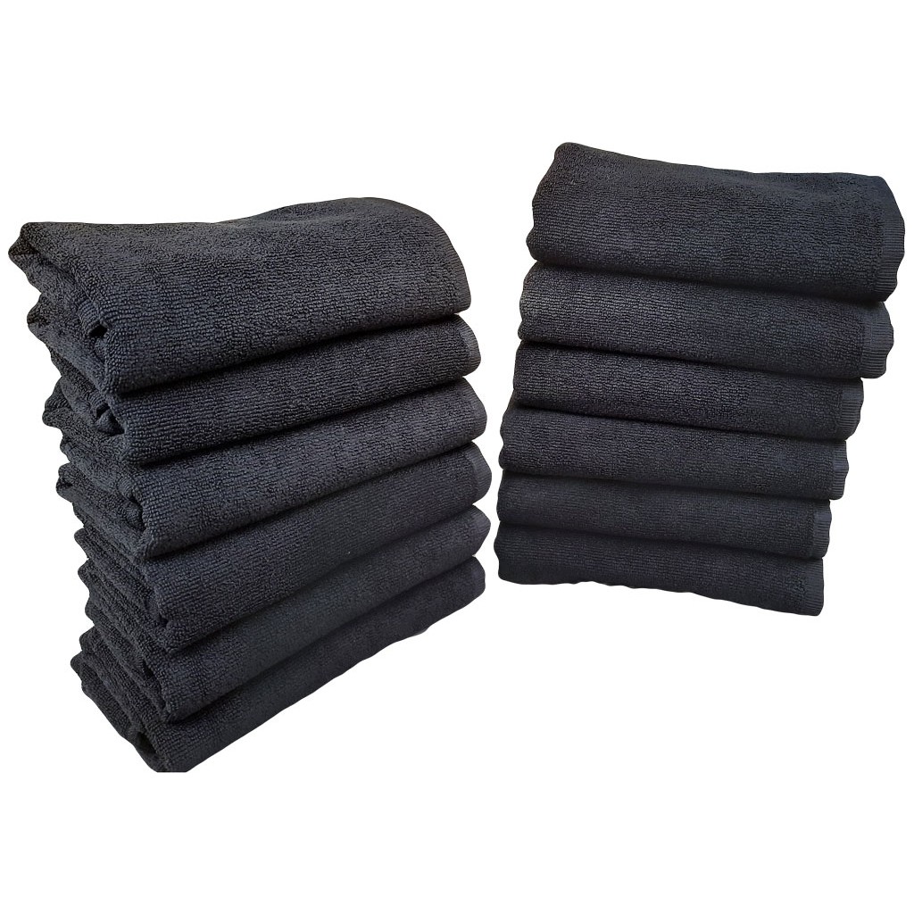 Elmira Textile 12'li Paket Boya Tutmayan Mikrofiber El Yüz Spor Kuaför Havlusu 50 x 90 cm. Beyaz - 50 x 90 cm Diğer Fiyatı