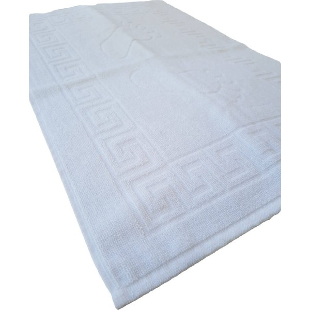 Elmira Textile Elmira Ayak Izli Banyo Paspas Pamuklu Ayak Havlusu 2 Li - Beyaz - 48 x 72 cm Ayak Havlusu Fiyatı