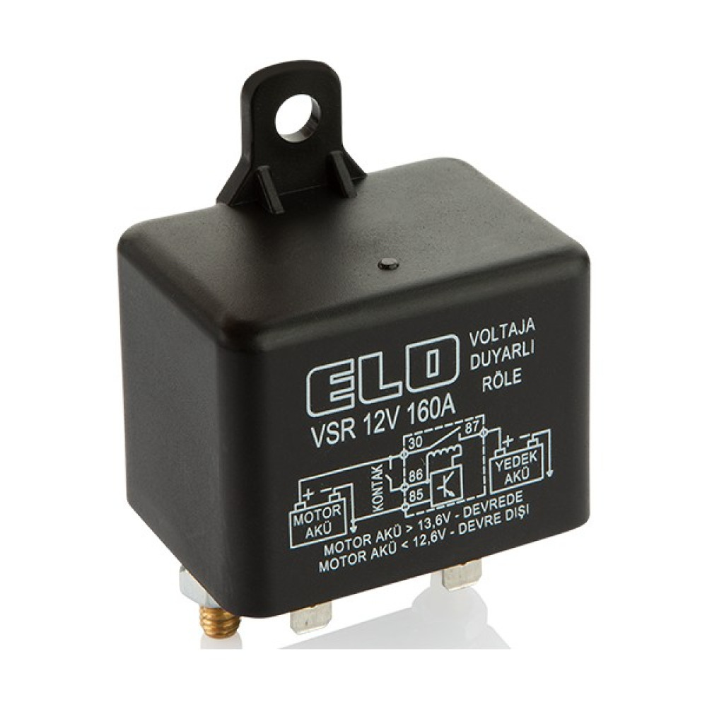 Elo Akü Ayırıcı Gerilime Duyarlı Akıllı VSR Röle 12V 160A Akü & Akü Malzemeleri Fiyatı