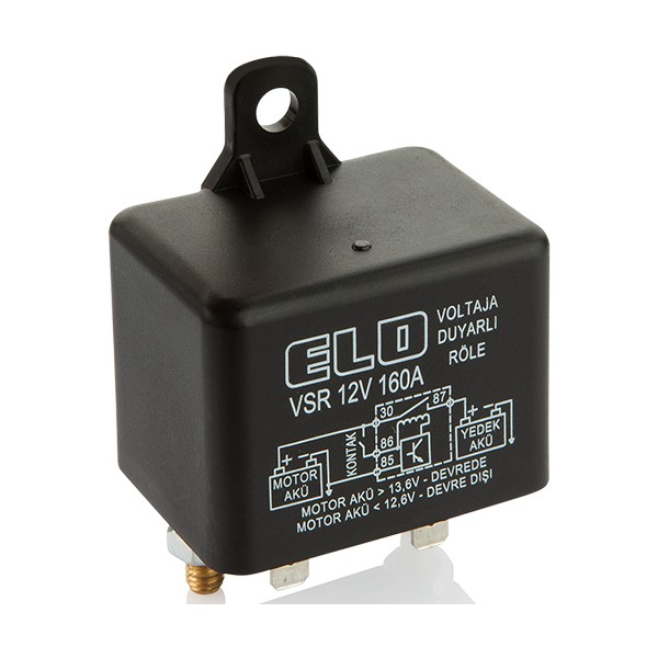 Elo Akü Ayırıcı Gerilime Duyarlı Akıllı VSR Röle 12V 160A Diğer Fiyatı