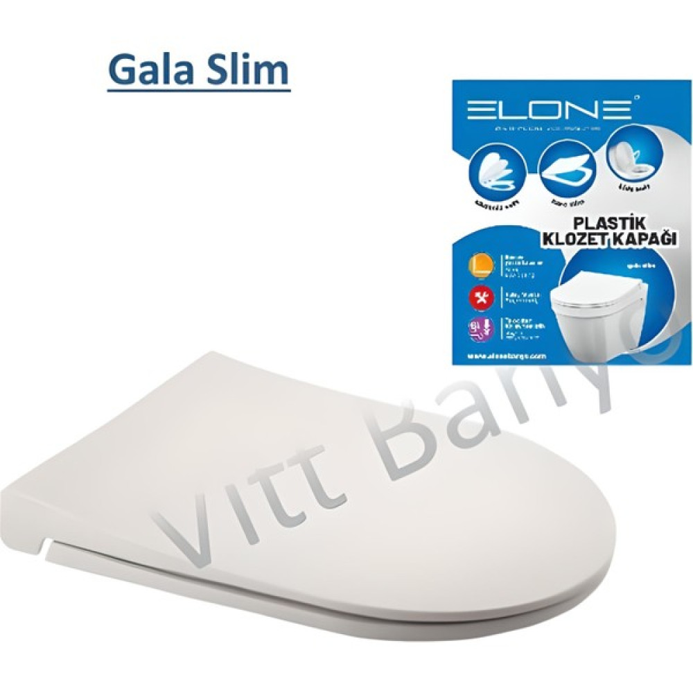 Elone Banyo Gala Slim Yavaş Kapanan Klozet Kapağı Klozet Kapağı Fiyatı