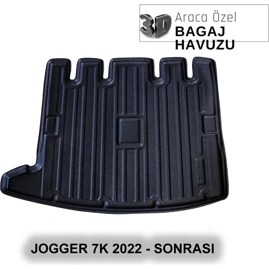 Elorcar Dacıa Jogger 7k 2022 - Sonrası 3D Bagaj Havuzu Bagaj Havuzu Fiyatı
