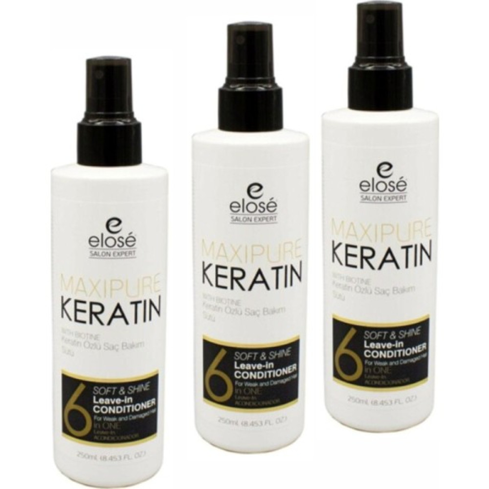 Elose Keratin Saç Bakım Sütü 250 ml X 3'lü Saç Bakım Maskeleri & Serumlar & Spreyler Fiyatı
