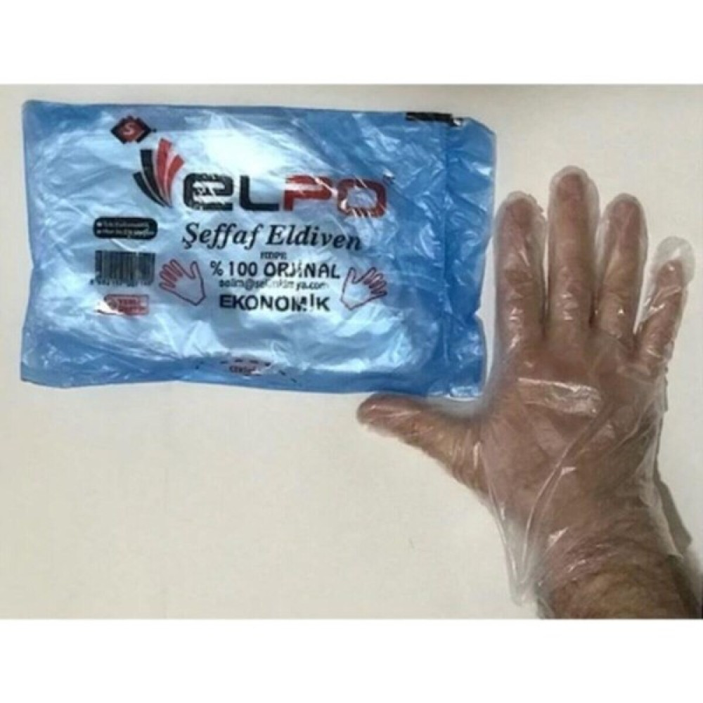 Elpo Şeffaf Poşet Eldiven 100 Lü 5 Paket Set 500 Adet Oto Boyaları Fiyatı