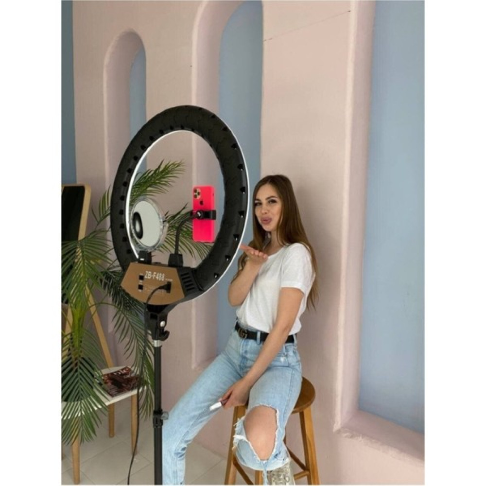 Elrond Megalux Ring Light LED Işık Halkası - 14 İnç Profesyonel İnfluencer Işığı + 210 cm Monopod Oto Boyaları Fiyatı