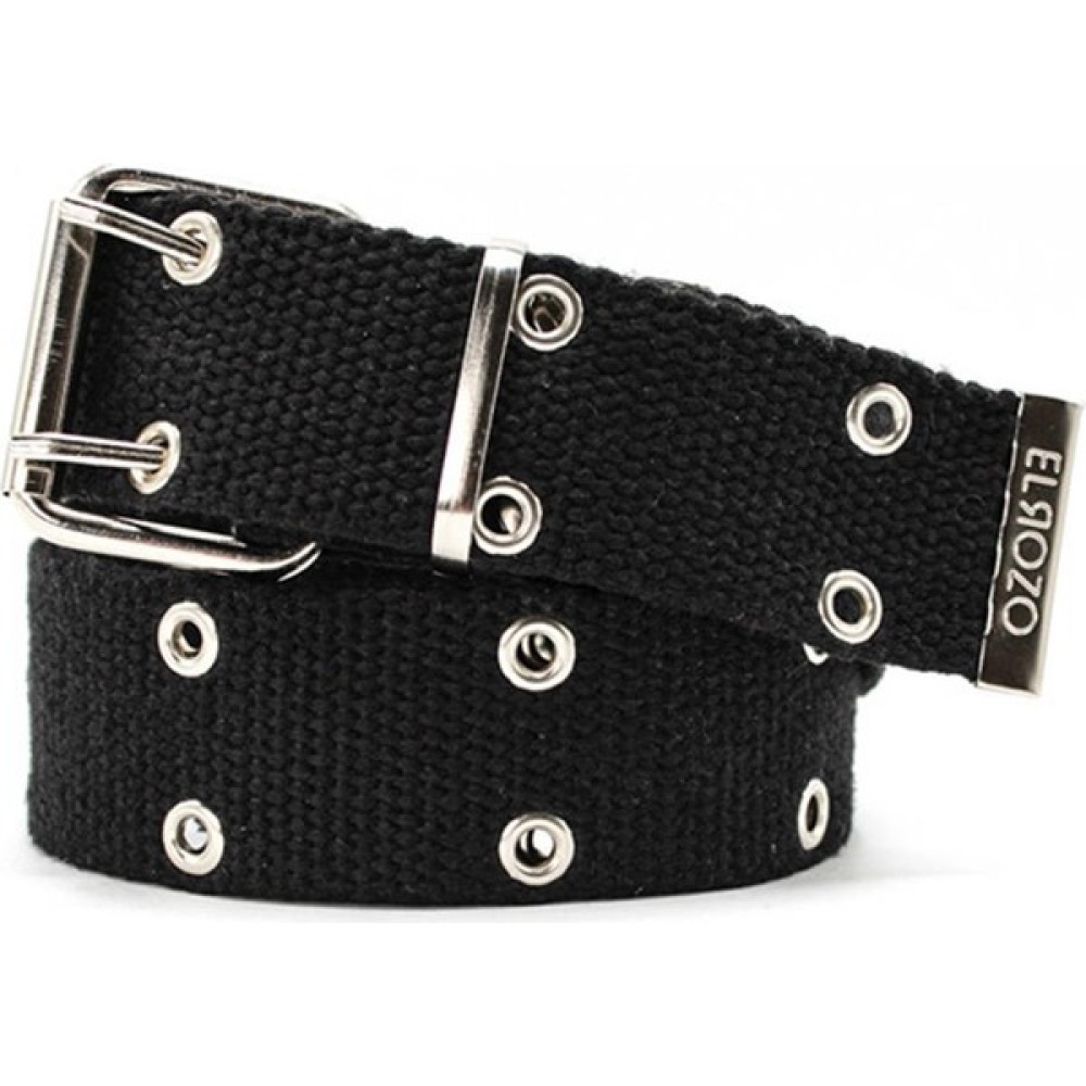 Elrozo Metal Delikli Unisex Siyah Palaska Kemer Erkek Kemeri Fiyatı