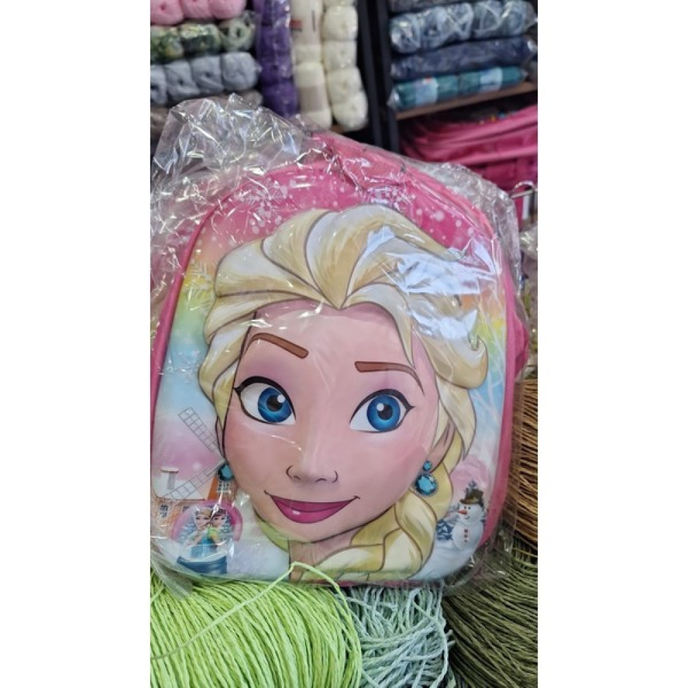 Elsa 5d Kabartmalı Anaokulu Kreş Ve Günlük Kullanım Çantası - Pembe Okul Çantası Fiyatı
