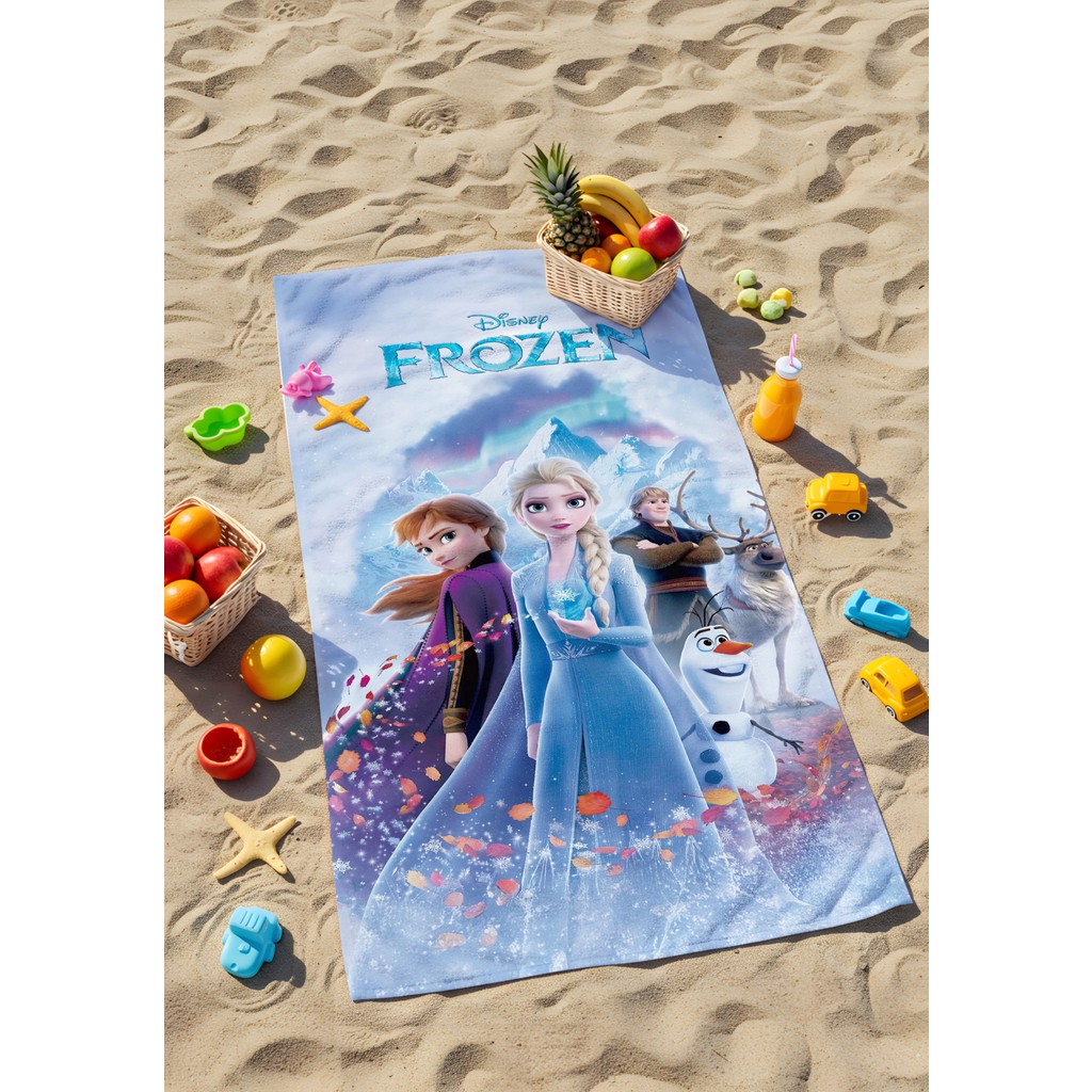 Elsa Plaj Havlusu – Buz Gibi Serin, Masal Gibi Güzel - Renkli - 70 x 150 cm El / Yüz Havlusu Fiyatı
